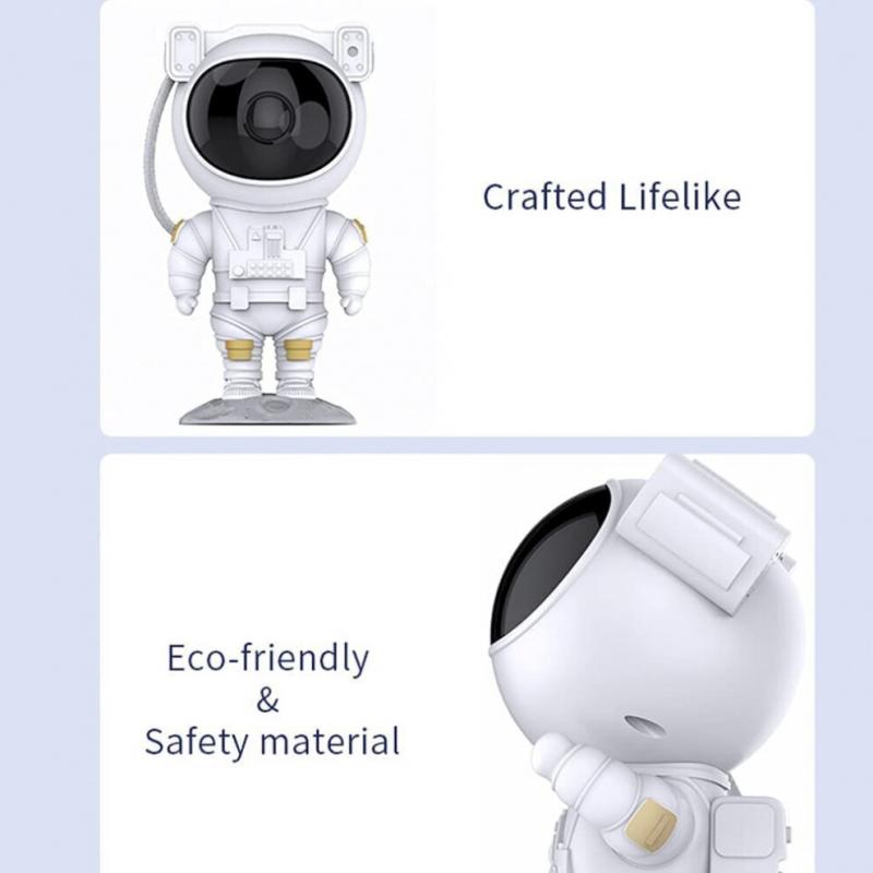 Astronaut Starry Galaxy Projector Night Light Lamp Space Nebula Star