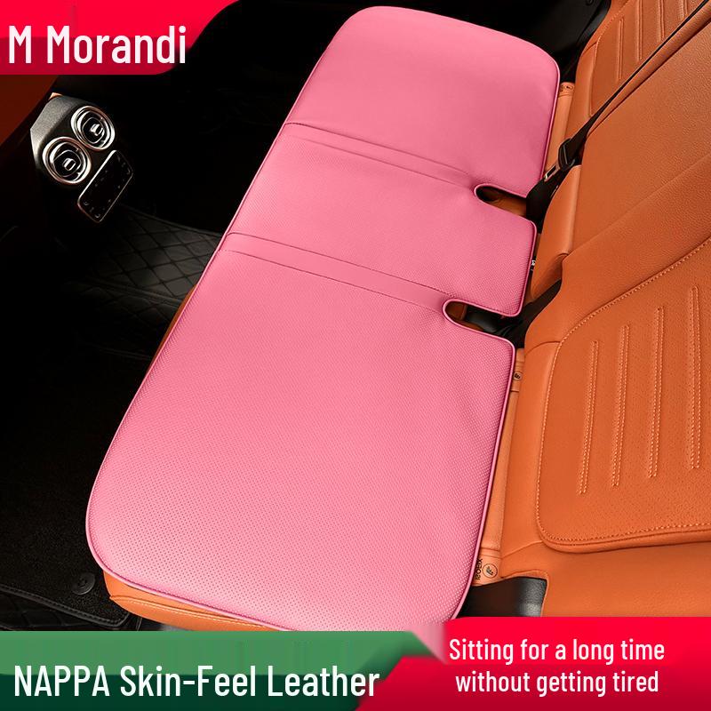Morandi Nappa Leather All-Season Car Seat Cushion for Mercedes-Benz E-Class/C-Class/GLC/GLB/GLE