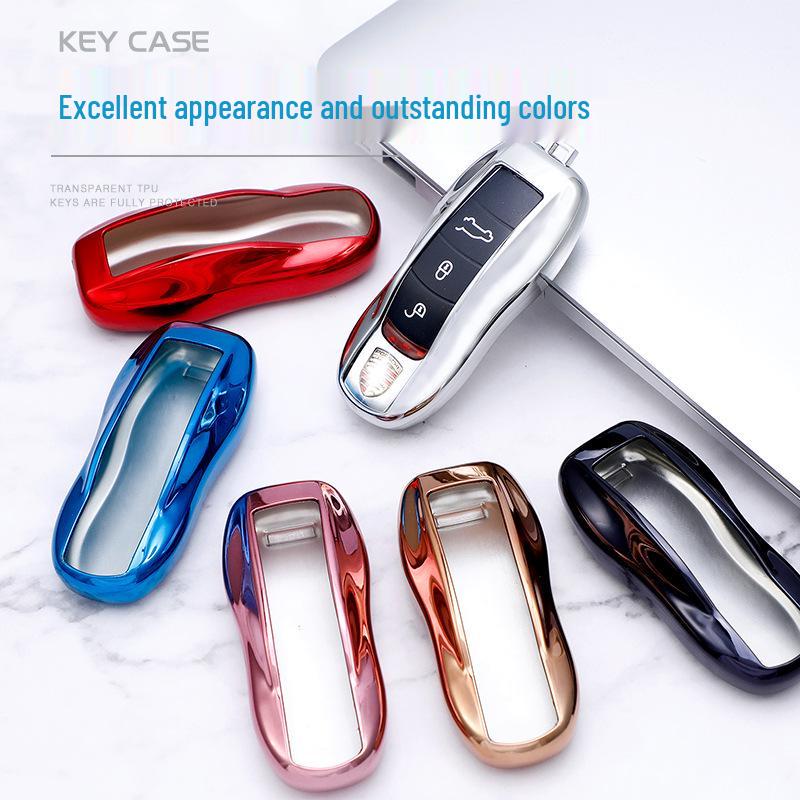 TPU Key Case for 17-Year Porsche Classic Cayenne Key Protection