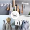Wall-mounted Bathroom Hook Self-Adhesive Towel Holder