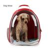 1Pcs Space Breathable Transparent Pet Backpack Portable Transport Carrier Puppy Dog Backpack Plastic Cat Carrying Bags