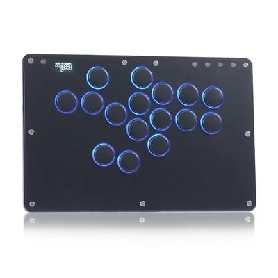 Haute42 Akecon kar nélküli kar nélküli vezérlő T16 PRO fekete Csendes gombok Rendkívül kényelmesen megnyomható Vékony és széles felső lap EVO Tournament Can