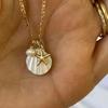 1pc Minimalist Starfish & Faux Pearl Shell Pendant Necklace, Fashion Beach Vacation Party Accessory