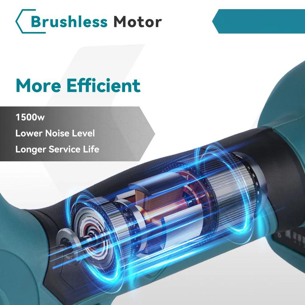 45mm Brushless Electric Pruner 4 Gears Cordless Handheld Orchard Shrub Pruning Tree Branches Cutter For Makita 18V Battery pin