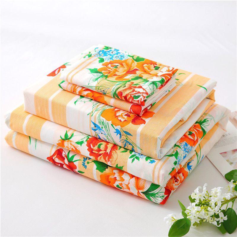 Shanghai Style Vintage Double/Single Thickened Duvet Cover & Bed Sheet, Student Dorm Print, Clearance