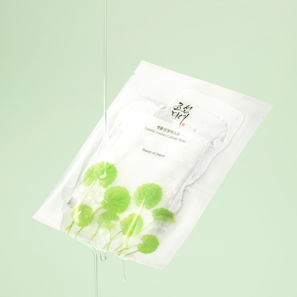 Beauty of Joseon Centella Asiatica Calming Mask – Soothing & Hydrating Sheet Mask (10 Sheets), Korean