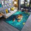 Tiger Swimming In Clear Water Carpet Yoga Living Room Room Decor Children's Crawling Mat Doormat Area Rug Games Mat