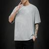 Summer Men's T Shirt Fashion Solid Oversized Hip Hop T-shirt Casual Cotton Mens Streetwear Top Tees