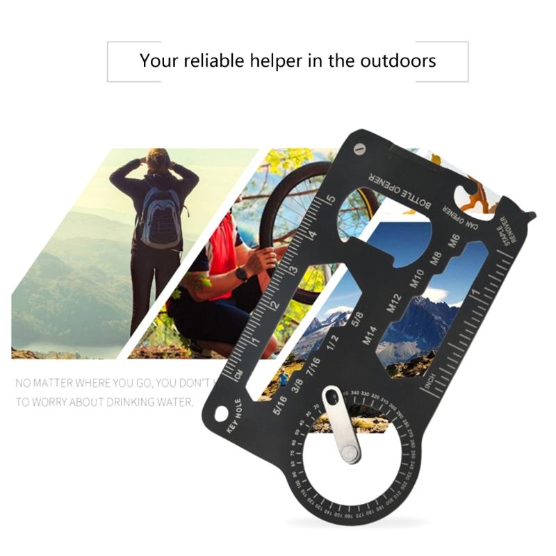 Compacts Measuring Tool Combines Protractors Rulers and Angled Gauges Steel Construction