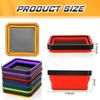 1Pcs Silicone Bowl Tool Part Storage Box Organizer 4.5Inch Collapsible Magnetic Screw Tray For Plumber Carpenters