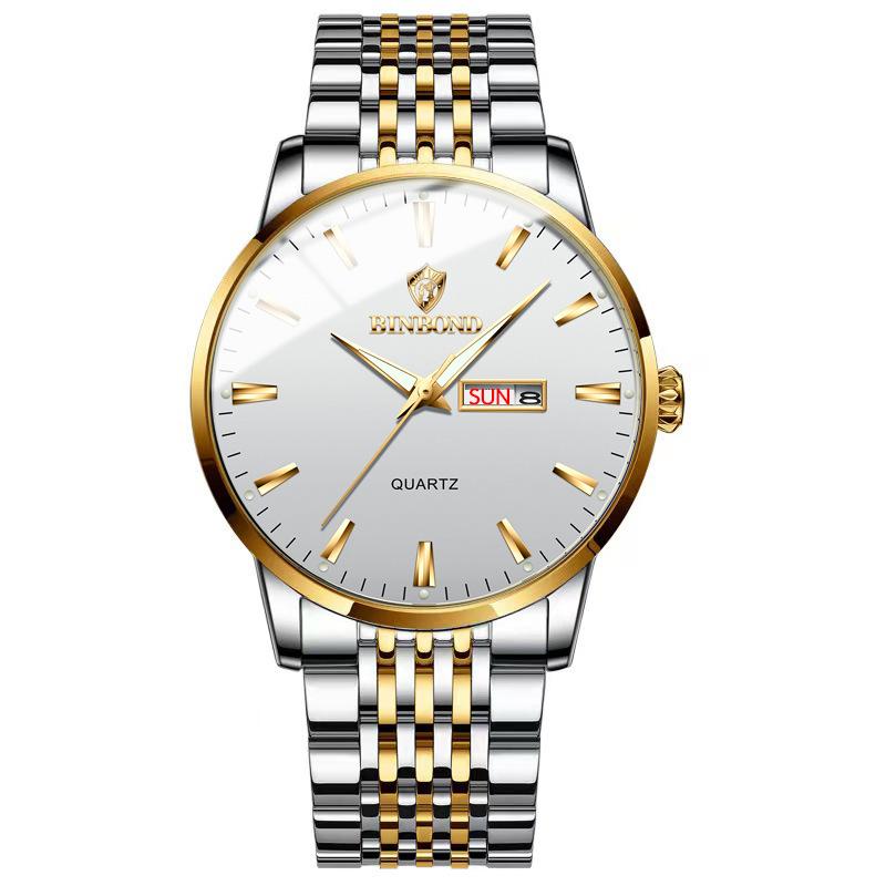 2024 Mens Watches Top Brand Luxury Business Men Watch Waterproof Male Clock Man Quartz Wristwatches Auto Date Week