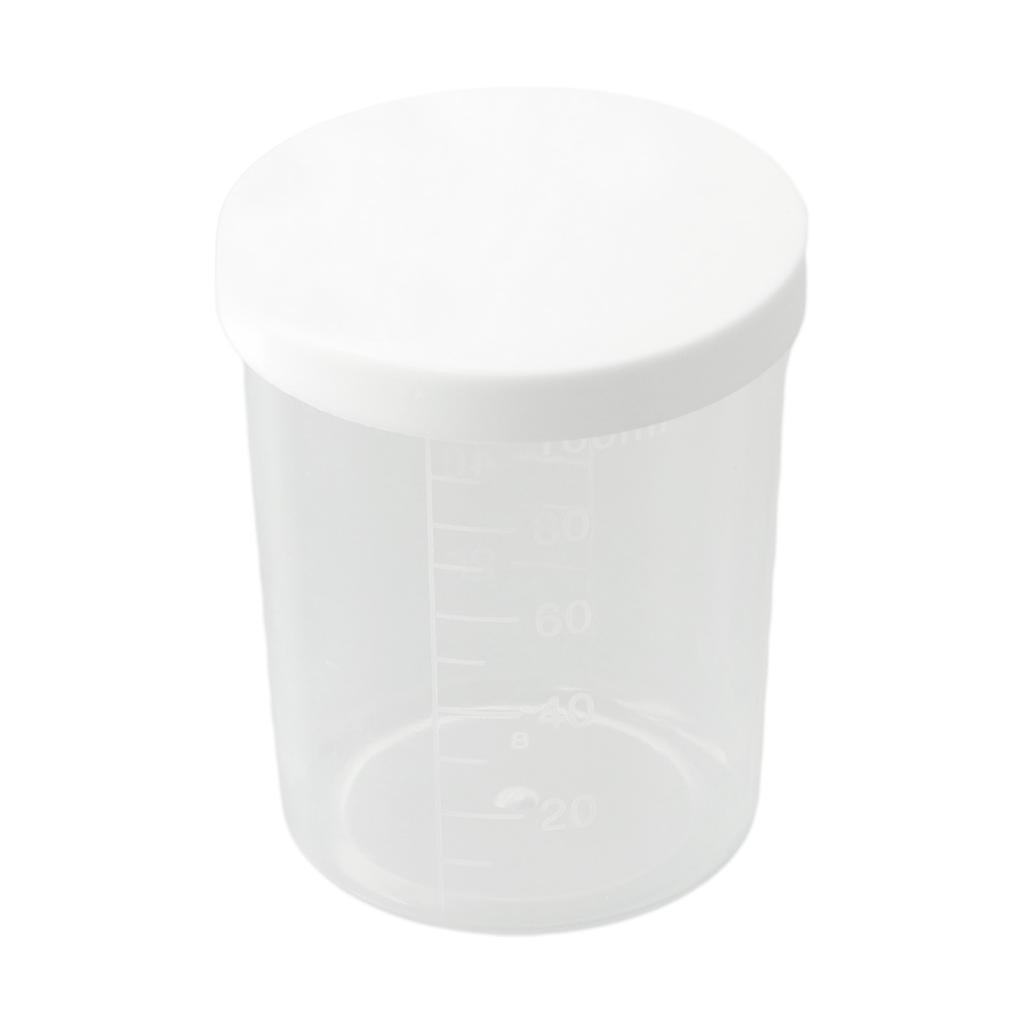 Wielofunkcyjny zestaw 10 sztuk plastikowych kubków miarowych z pokrywką do kuchni lub laboratorium