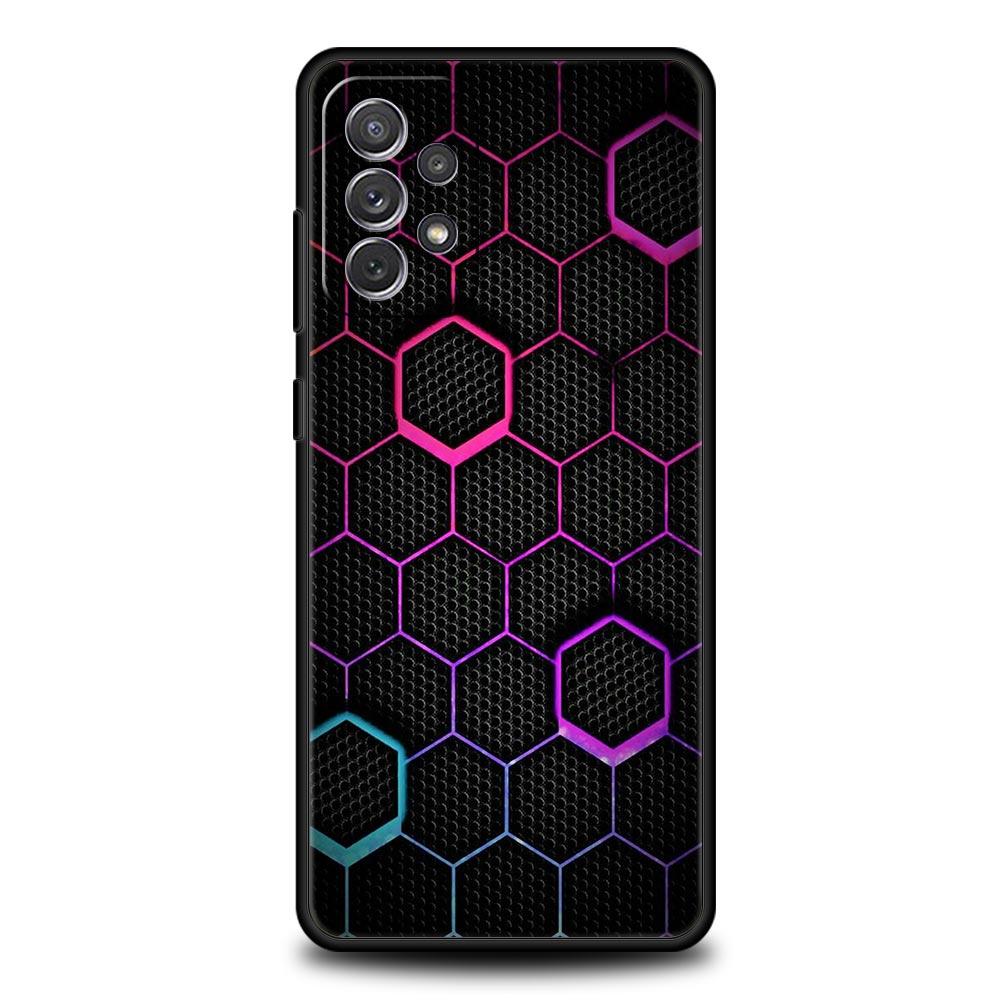 Carbon Fiber Phone Case For Samsung Galaxy A13 A51 A71 A41 A31 A21S A11 A01 A03S A12 A32 A52 A22 A23 A33 A53 A73 5G Soft Cover