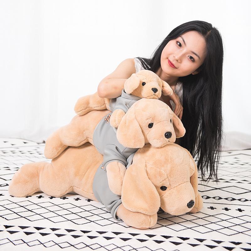 Cute artificial poodle doll plush toy puppy doll dog throw pillow rag doll girl birthday gift