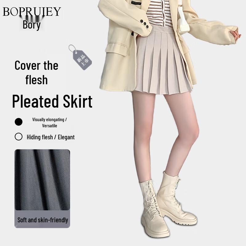 

Women s Pleated A-Line Mini Skirt with Lining 2XL