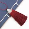Pure Handmade Fish Mouth Tassel Ear Bag Hanging Keychain Special Alloy Metal Hat Tassel Ear Pendant Pendant