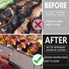 Multifunctional Stainless Steel Kebab Rack Barbecue Skewer Stand Warpresistant Kitchen EssentialSuitable Cooking Outdoor Use Cam