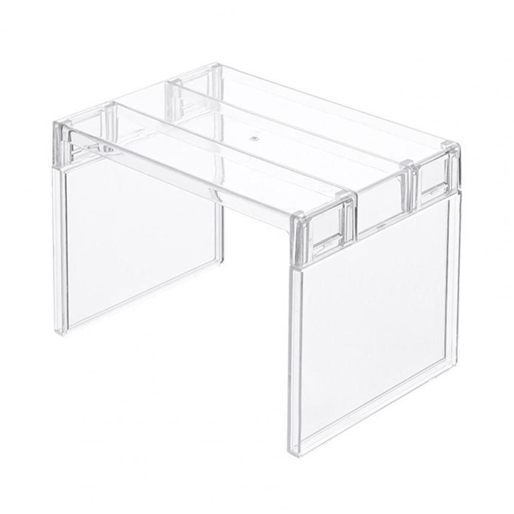PP Fridge Layered Separator Shelf Space Saving Storage Rack Multifunctional   Kitchen Seasoning