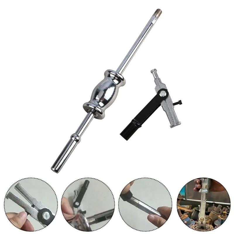 Heavy Duty 2 Jaw Slide Hammer Puller For Internal Bearing Removal Professional Automotive Repair Tool With Long Handle
