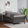Maison Exclusive - Lattenrost mit Matratze Grau 100x200 cm Kunstleder