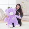 1 Stück 35 cm Niedliche Lila Bär Plüschtiere Gefüllte Niedliche Tiere Teddybär Puppen für Klassenkameraden Kinder Geburtstagsgeschenke