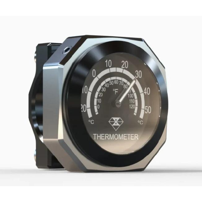 22-28mm Motorcycle Clock / Thermometer Waterproof