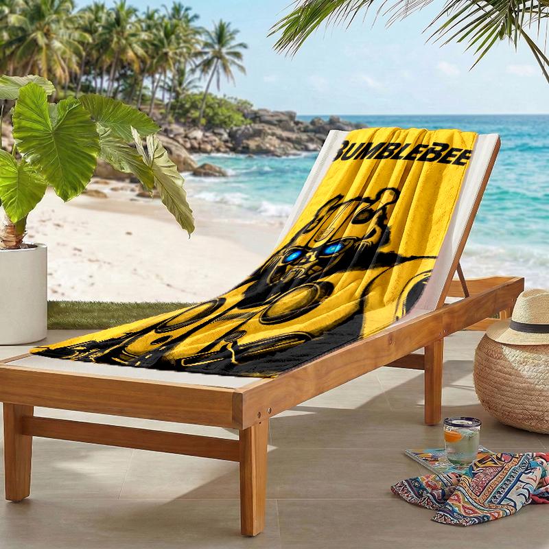 Bumblebee Fashion Beach Towel: Ideal for Summer Adventures Soft, absorbent and quick drying suitable for swimming and bathing