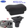For Toyota Yaris 3 For Toyota Hybrid  Yaris Vitz Car Armrest Box Car Storage box interior details USB Charging Car Accessories