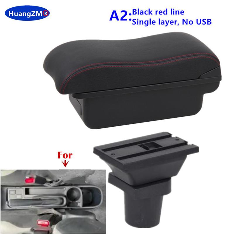 For Toyota Yaris 3 For Toyota Hybrid Yaris Vitz Car Armrest Box Car Storage box interior details USB Charging Car Accessories