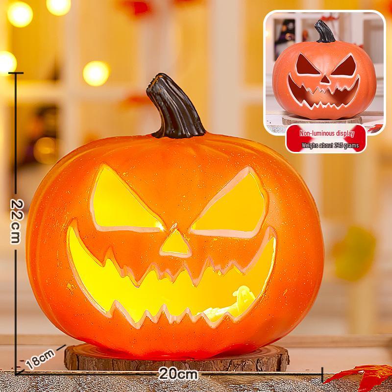 Halloween Glowing Pumpkin Lanterns for Shopping Mall Decor and Courtyard Ornaments
