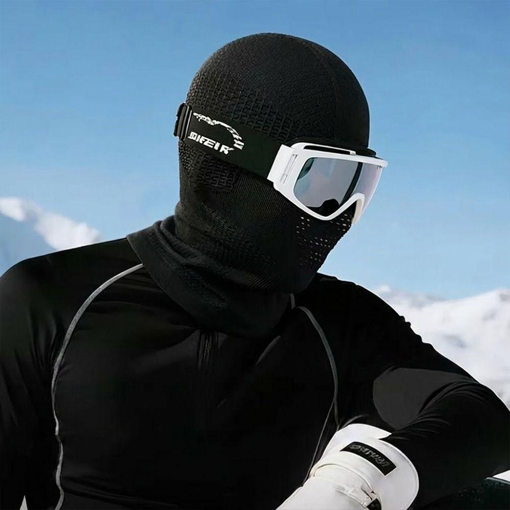 Windproof Balaclava Full Face Mask Quick-Drying Head Neck Cover Trendy Helmet Liner Cap  Winter