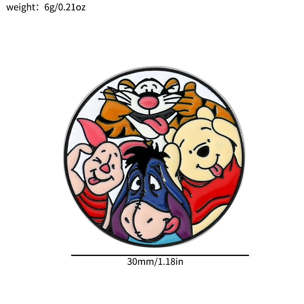 Disney Anime Cartoon Figure Brooch Snow White Mickey Minnie Enamel Badge for Backpack Clothing Lapel Pins Accessories Gifts