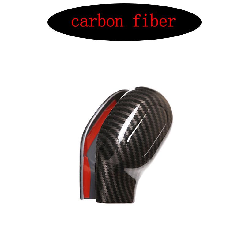 

ABS Carbon Fiber/Matte black Car Gear Shift Head Cover Stickers For Land Rover Discovery 3/4 LR3 LR4 2004-2012 Auto Accessories