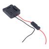 Power Tool Battery Adapter with Fuse Switch Wire Terminal for PARKSIDE X20V TEAM 20V PAP20A1 PAP20A3