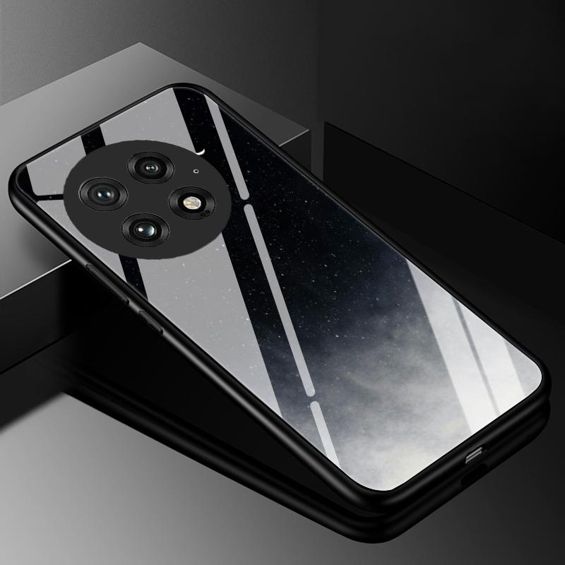 For Oneplus 13 13R Case Cover Tempered Glass Cases for Oneplus Ace 5 Pro Nord 4 13Pro Hard Back Bumper For Oneplus 13R ACE5 PRO