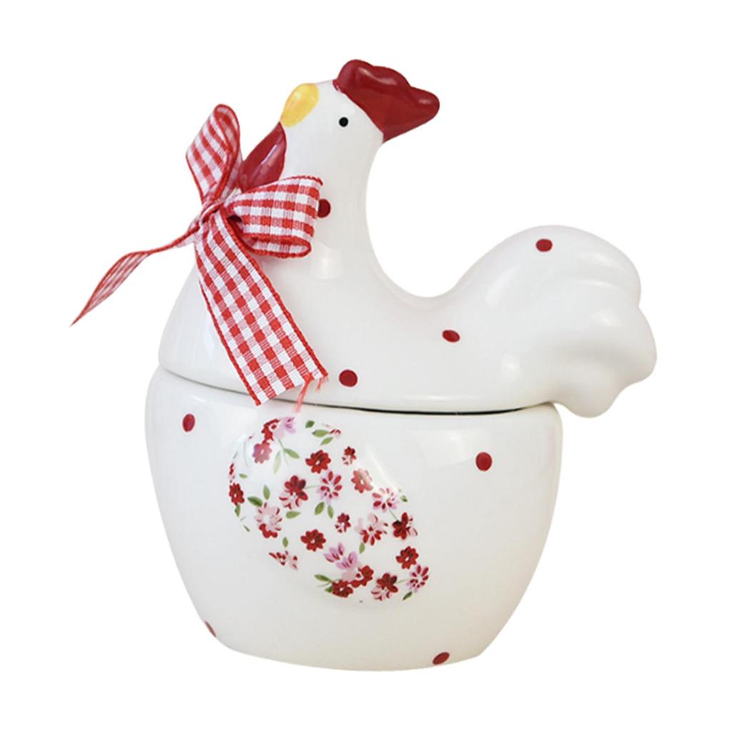 Sugar Bowl Container Easter Decoration Chicken Shaped Seasoning Jar Spice for Coffee Bar