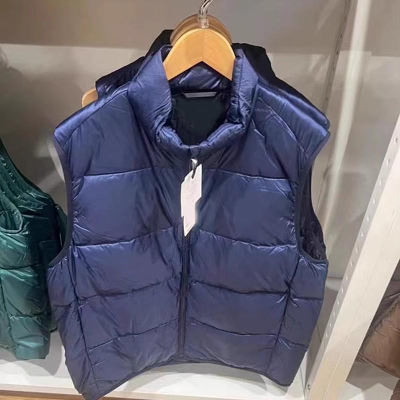 Унисекс Стеганый Зимний Легкий Пуховый Жилет S