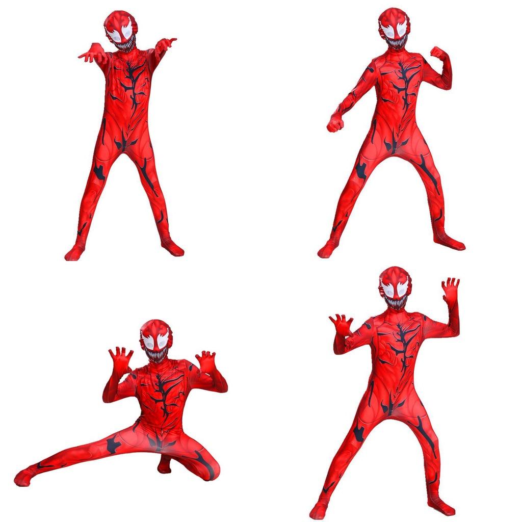 Tuta Venom Let There Be Carnage Cletus Kasady Cosplay Per Adulti e Bambini