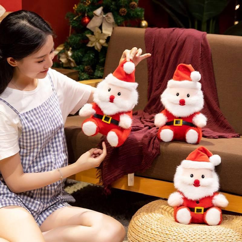Delightful 25cm Plush Santa Claus Toy Perfect For Christmas Decorations And Gifts
