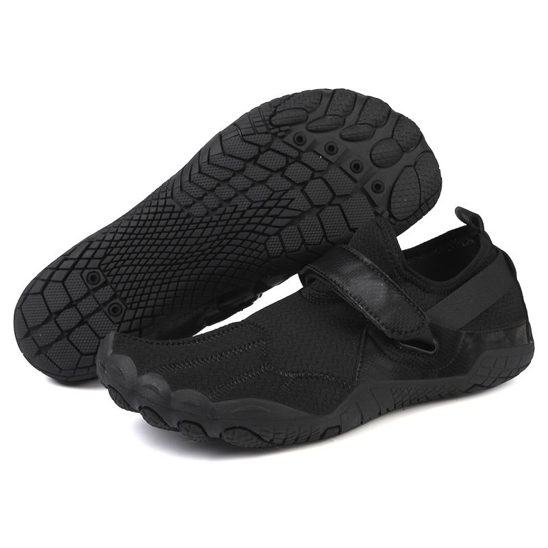 

Водная обувь для мужчин, женщин, пляжная обувь для воды, сандалии для плавания, дренажная спортивная обувь для ходьбы, быстросохнущая лодка, босиком, йога, тренажерный зал, рыбалка, серфинговые кроссовки 42 чёрный