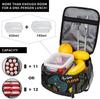 Video Game Controller Insulated Lunch Bag Reusable Lunch Box Portable Thermal Bento Tote for Adults Kids Work School Picnic