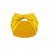Knotted Rabbit Solid Color Elastic Ear Bow Headband Yoga Sports Headband Sweat-absorbent Antiperspirant Elastic Headdress