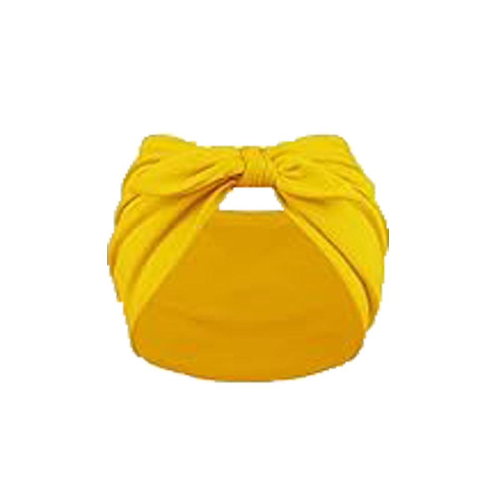 Knotted Rabbit Solid Color Elastic Ear Bow Headband Yoga Sports Headband Sweat-absorbent Antiperspirant Elastic Headdress