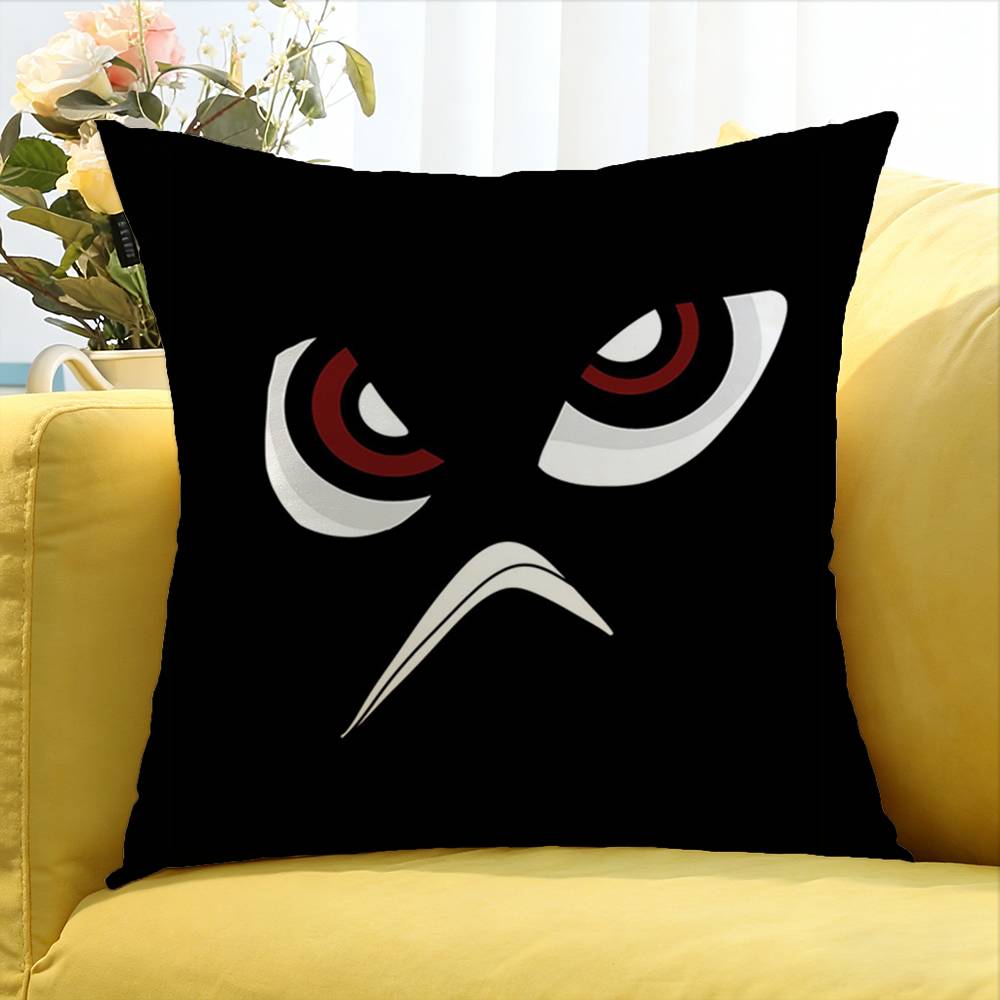 Black And White Eyes World Various Sizes Square Pillow Case For Car Home Bedchamber Decor