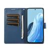For Xiaomi 15T Phone Case Line Imprint Leather Wallet Cover with Wrist Strap