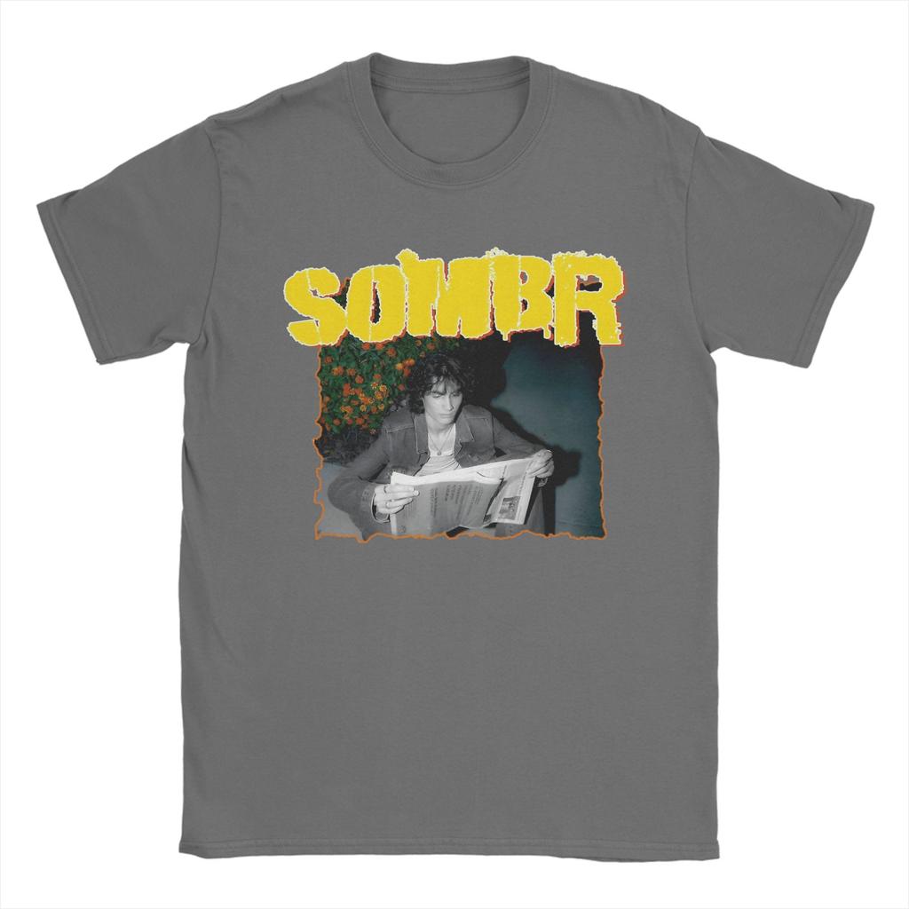 Vintage Singer Sombr T-Shirt Unisex Rundhals Baumwolle T-Shirts Kurzarm T-Shirt Große Größen Oberteile