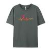 FisherUnisex Tshirt Colorful Pattern Tops T Shirt Pure Cotton Unisex T Shirt Gift Tshirts Shirts Graphic Tee