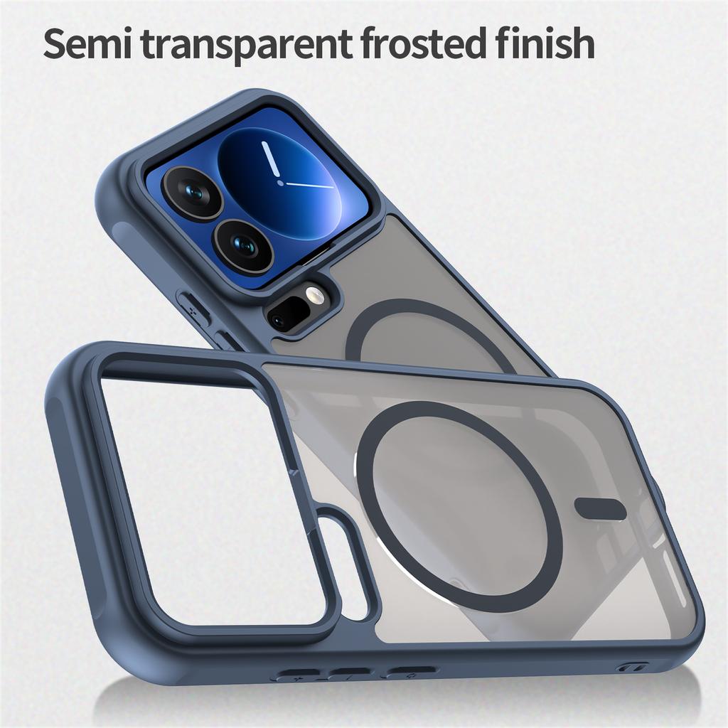For Xiaomi 17 Pro Magnetic Case Anti Drop PC + TPU Phone Cover