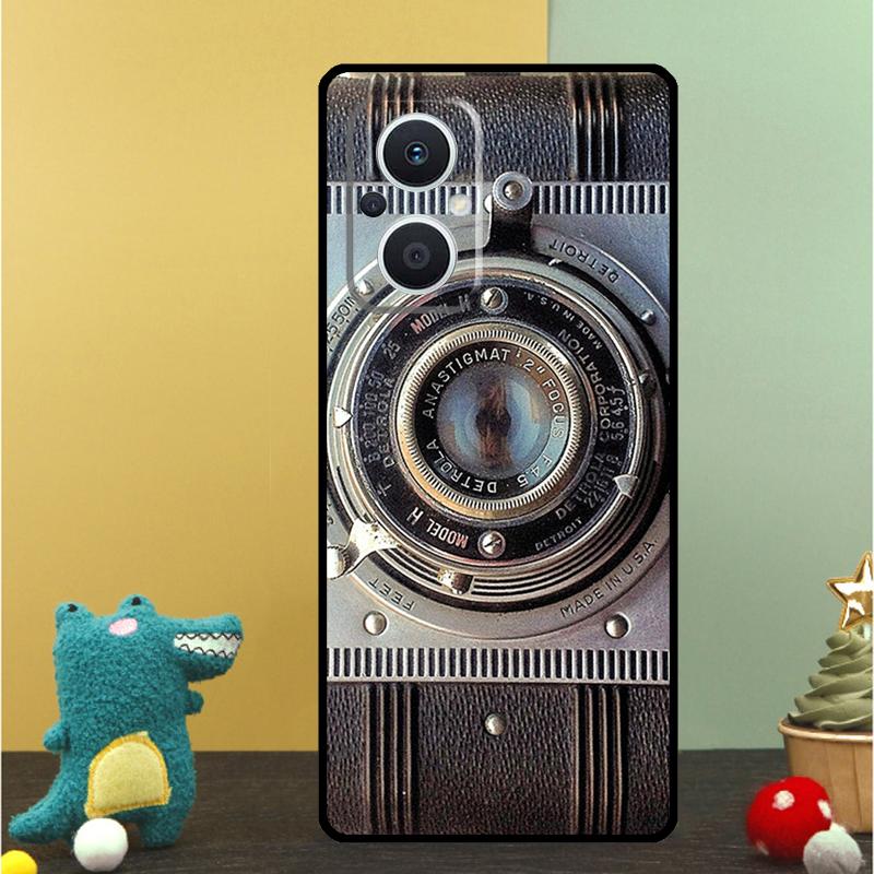 Retro Nostalgia Camera Case For OPPO Reno 15 Pro 15F 10 11 12 13 13F 14 14F 8 7 Lite 8T OPPO Find X9 X8 X6 Pro Cover