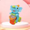 Baby Trommel Elefant Spielzeug mit Musik Licht Blasball Tier Auto Spielzeug Früherziehung Tier Spielzeug 45820 Monate Säugling